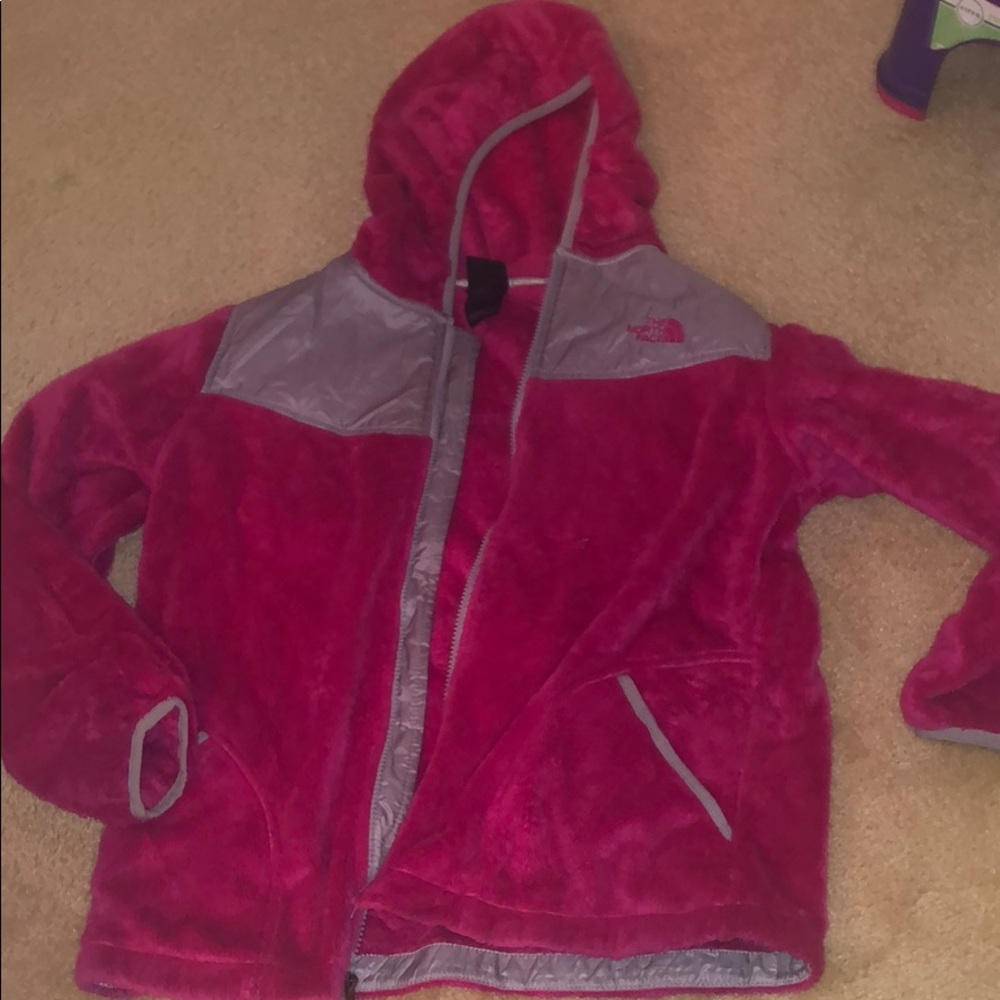 Girls Pink North Face Jacket